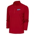 thumbnail image 1 of Men's Antigua  Red Vancouver Canadians Tribute Quarter-Zip Pullover Top, 1 of 1