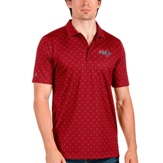 Men's Antigua Red Washington Capitals Spark Polo