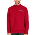 thumbnail image 1 of Men's Antigua Red Winston-Salem State Rams Generation Quarter-Zip Pullover Jacket, 1 of 1