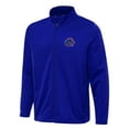 Men's Antigua Royal Boise State Broncos Links 2 FullZip Golf Jacket