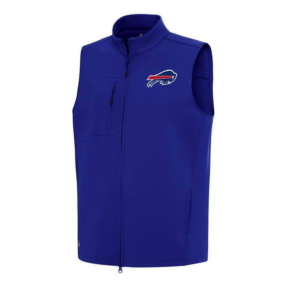 Men's Antigua Royal Buffalo Bills Demand Full-Zip Vest