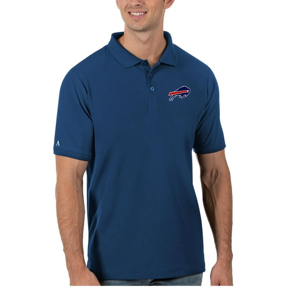 Men's Antigua Royal Buffalo Bills Legacy Pique Polo