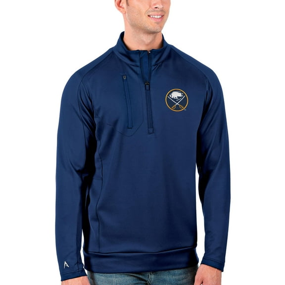Men's Antigua Royal Buffalo Sabres Generation Quarter-Zip Pullover Jacket