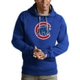 thumbnail image 1 of Men's Antigua Royal Chicago Cubs Victory Pullover Team Logo Hoodie, 1 of 1