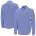 thumbnail image 1 of Men's Antigua Royal Colorado Avalanche Porter Woven Tri-Blend Long Sleeve Button-Down Shirt, 1 of 3