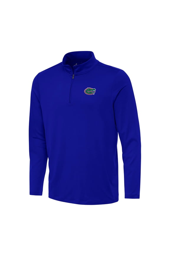 Men's Antigua Royal Florida Gators Reprocess Quarter-Zip Top