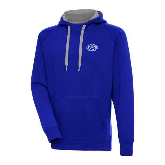 Men's Antigua Royal Kansas Speedway Victory Pullover Hoodie