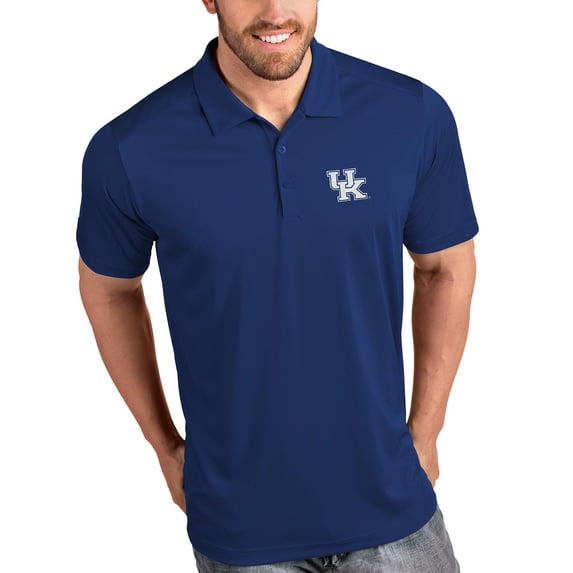 Men's Antigua Royal Kentucky Wildcats Tribute Polo