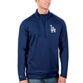 thumbnail image 1 of Men's Antigua Royal Los Angeles Dodgers Generation Quarter-Zip Pullover Jacket, 1 of 1