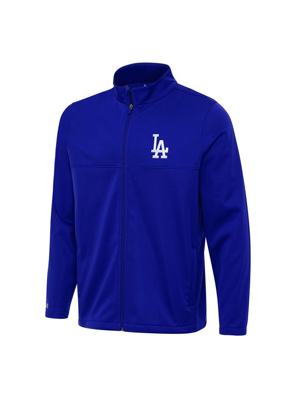 Men's Antigua Royal Los Angeles Dodgers Links 2 Full-Zip Golf Jacket