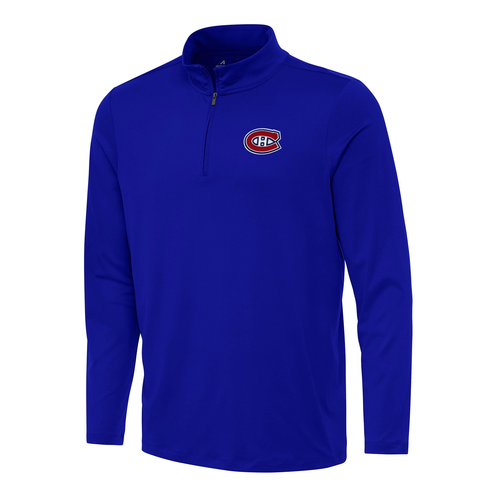 Men's Antigua Royal Montreal Canadiens Reprocess Quarter-Zip Top ...