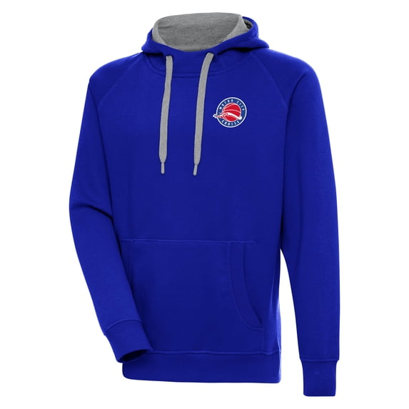 Men's Antigua Royal Motor City Cruise Victory Pullover Hoodie