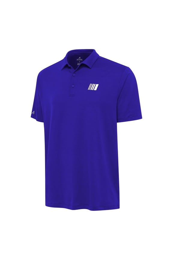 Men's-Antigua Royal NASCAR Merchandise Reprocess Polo