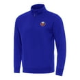 thumbnail image 1 of Men's Antigua  Royal New York Islanders Victory Quarter-Zip Mock Sweatshirt, 1 of 1