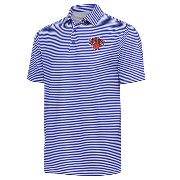 Men's Antigua  Royal New York Knicks Skills Polo