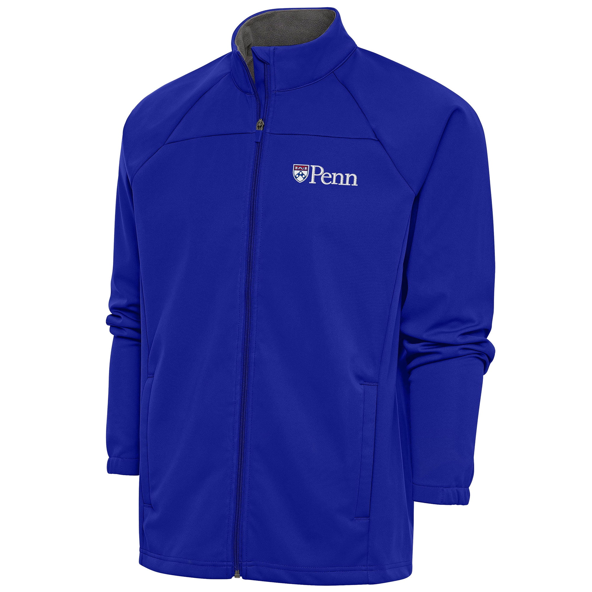 Men's Antigua Royal Pennsylvania Quakers Links Full-Zip Golf Jacket ...