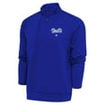 thumbnail image 1 of Men's Antigua Royal Santurce Cangrejeros Generation Quarter-Zip Pullover Top, 1 of 1