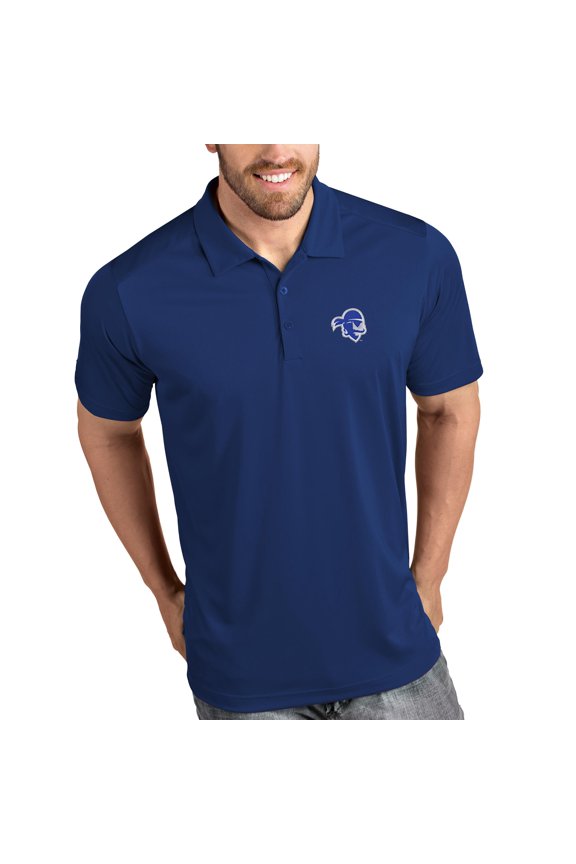 Men's Antigua Royal Seton Hall Pirates Team Tribute Polo