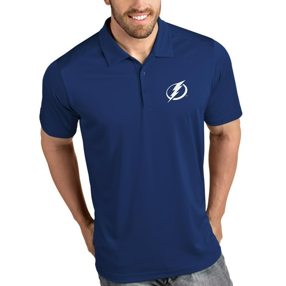 Men's Antigua Royal Tampa Bay Lightning Tribute Polo