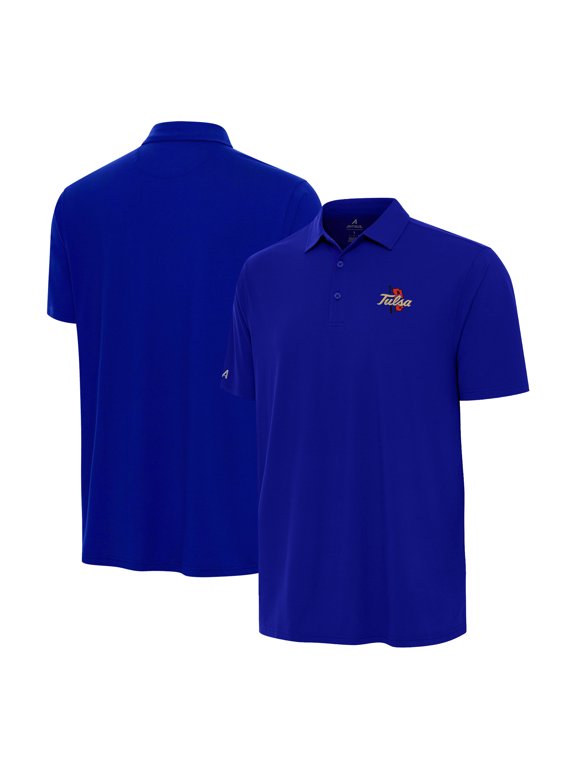 Men's Antigua Royal Tulsa Golden Hurricane Era Polo