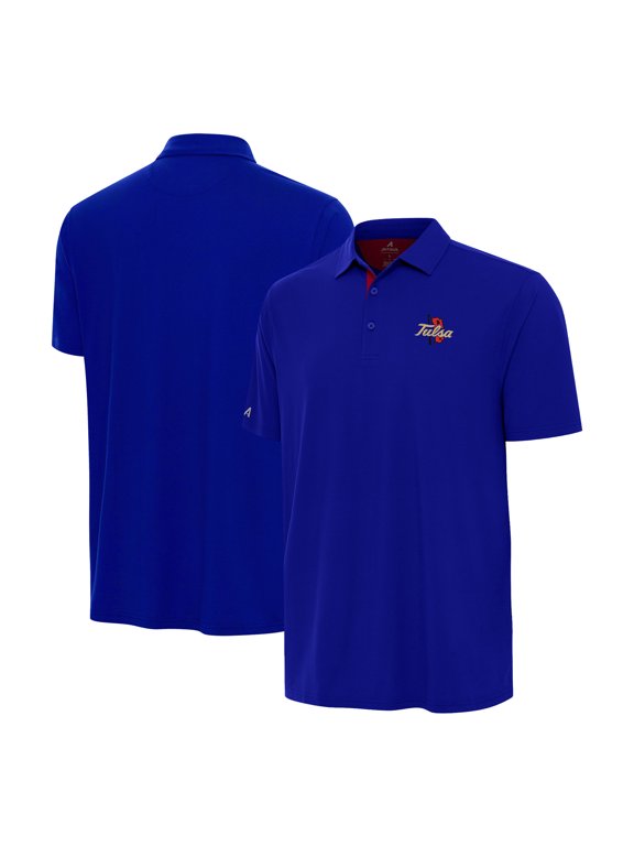 Men's Antigua Royal Tulsa Golden Hurricane Era Polo
