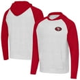thumbnail image 1 of Men's Antigua Scarlet/Gray San Francisco 49ers Urgent Pullover Hoodie, 1 of 3