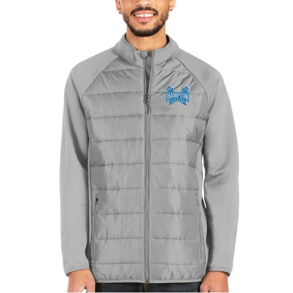Men's Antigua Silver Hampton Pirates Altitude Full-Zip Jacket