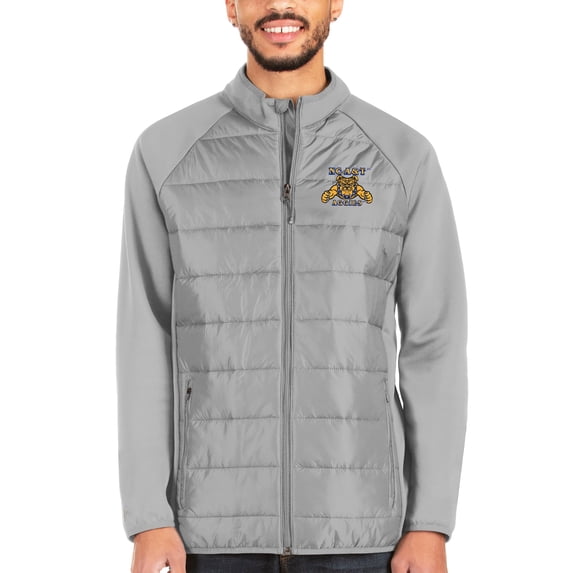 Men's Antigua Silver North Carolina A&T Aggies Altitude Full-Zip Jacket