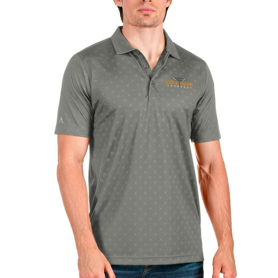 Men's Antigua Steel Georgia Swarm Spark Polo