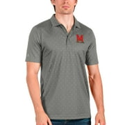 Men's Antigua Steel/Steel Maryland Terrapins Spark Polo