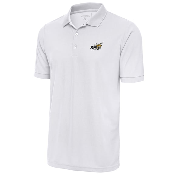 Men's Antigua White Alabama State Hornets Big & Tall Legacy Pique Polo