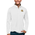 thumbnail image 1 of Men's Antigua White Albany State Golden Rams Tribute Quarter-Zip Pullover Top, 1 of 1