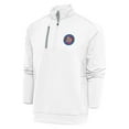 thumbnail image 1 of Men's Antigua  White Amarillo Sod Poodles Generation Quarter-Zip Pullover Top, 1 of 1