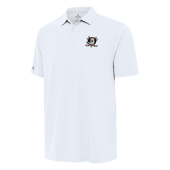 Men's Antigua White Anaheim Ducks Era Polo
