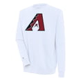 thumbnail image 1 of Men's Antigua White Arizona Diamondbacks Victory Pullover Sweatshirt, 1 of 1