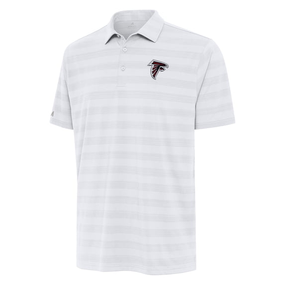 Men's Antigua White Atlanta Falcons Tunnel Polo