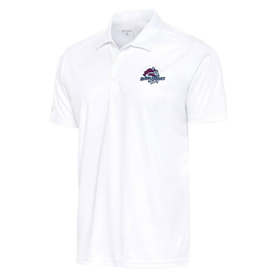 Men's Antigua White Binghamton Rumble Ponies Tribute Polo