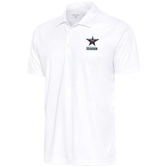 Men's Antigua White Birmingham Squadron Tribute Polo