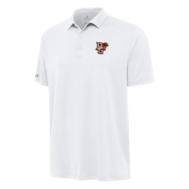 Men's Antigua White Bowling Green St. Falcons Reprocess Polo