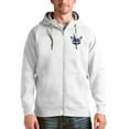 thumbnail image 1 of Men's Antigua White Charlotte Hornets Logo Victory Full-Zip Hoodie, 1 of 1