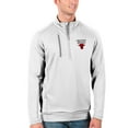 thumbnail image 1 of Men's Antigua White Chicago Bulls Generation Quarter-Zip Pullover Jacket, 1 of 1