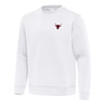 thumbnail image 1 of Men's Antigua  White Chicago Bulls Relevant Pullover Sweatshirt, 1 of 1