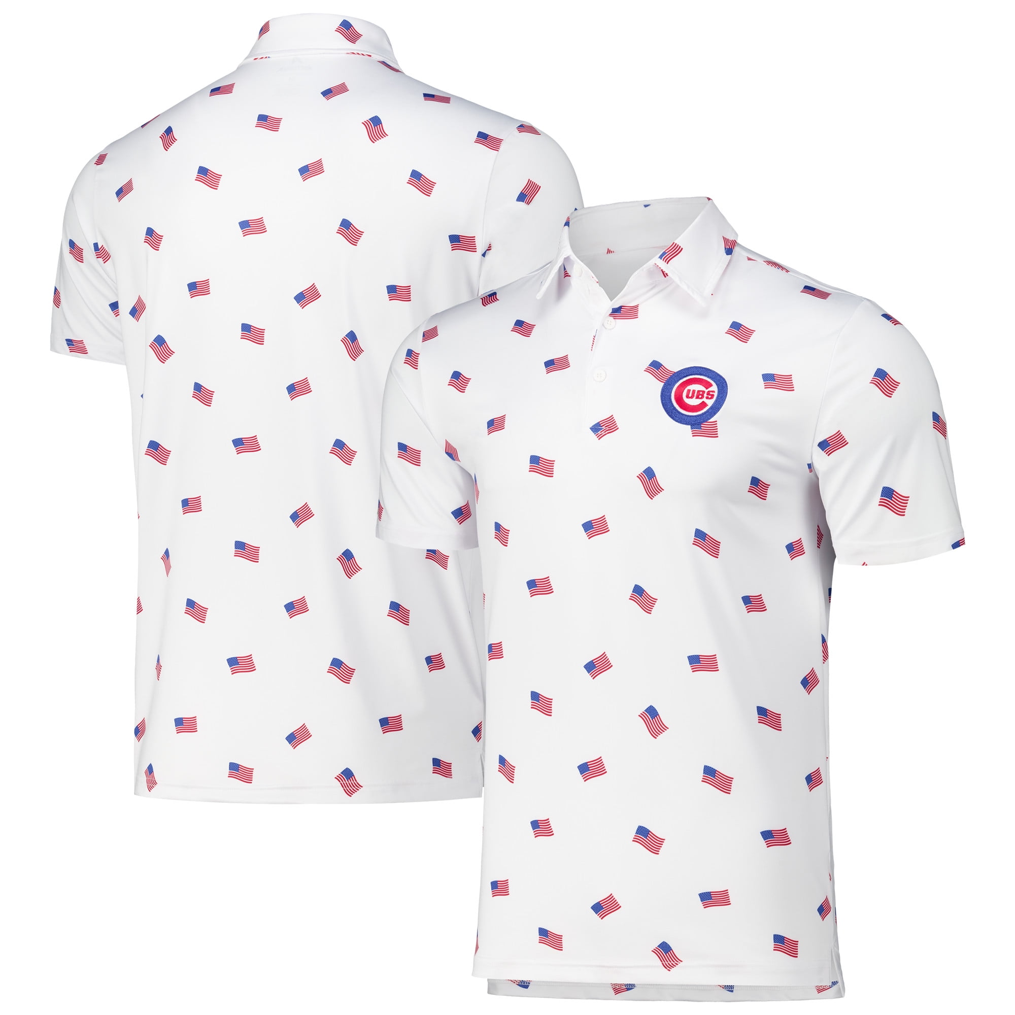 Pull 1/2 Zippé Antigua Chicago Cubs – Bleu/blanc, Manches Longues, Taille L