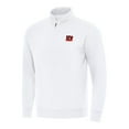 thumbnail image 1 of Men's Antigua White Cincinnati Bengals Victory Quarter-Zip Pullover Top, 1 of 1