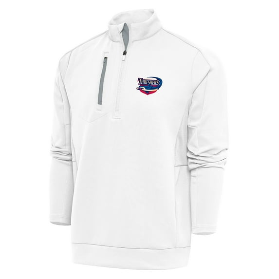 Men's Antigua White Clearwater Threshers Generation Quarter-Zip Pullover Top