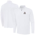 thumbnail image 1 of Men's Antigua  White Cleveland Browns Reprocess Quarter-Zip Top, 1 of 4