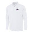 thumbnail image 1 of Men's Antigua White Colorado Avalanche Reprocess Quarter-Zip Top, 1 of 1