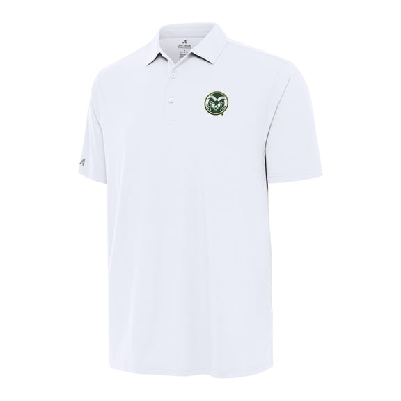 Men's Antigua White Colorado State Rams Era Polo