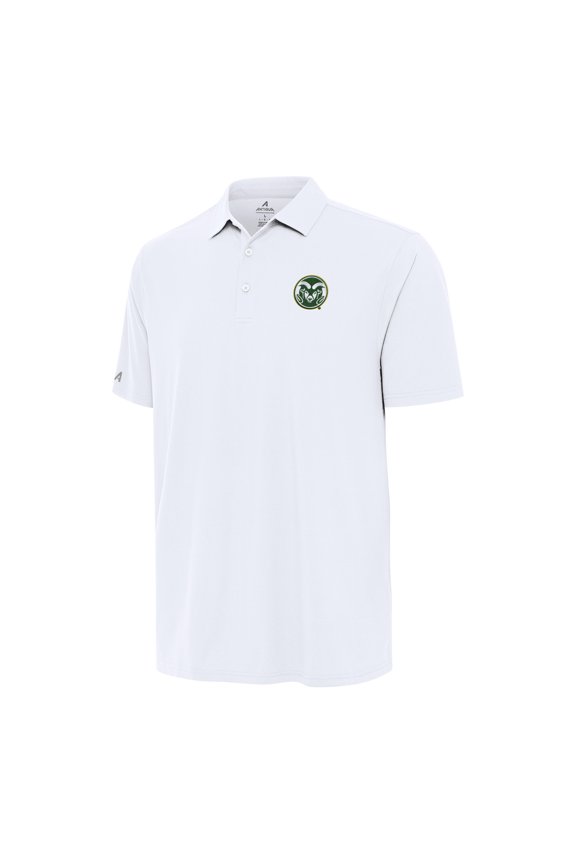 Men's Antigua White Colorado State Rams Era Polo