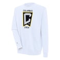 thumbnail image 1 of Men's Antigua White Columbus Crew Victory Pullover Sweatshirt, 1 of 1
